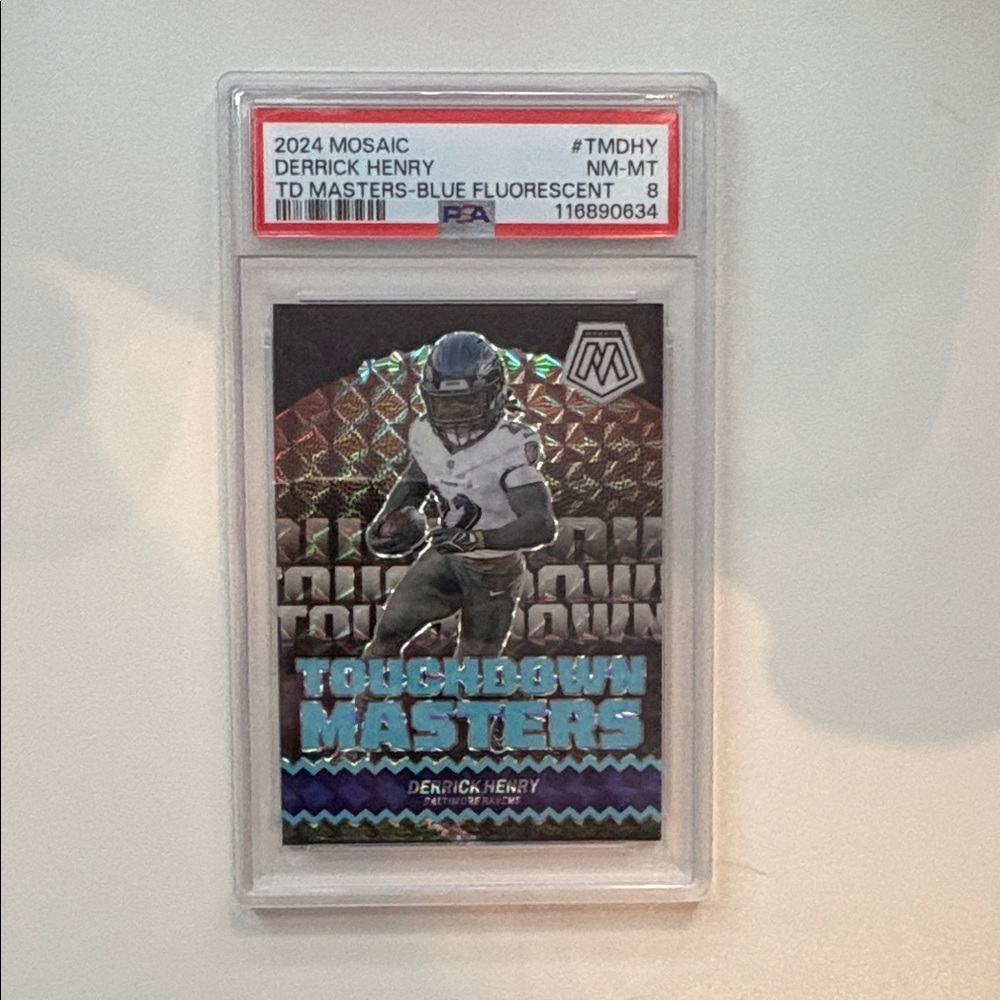 💙 Derrick Henry Touchdown Masters 1/15 PSA 8